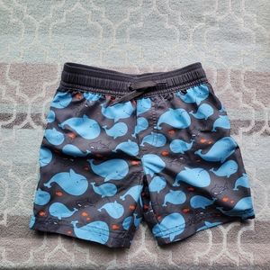 2‎ piece swim suit toddler size 3 T whales